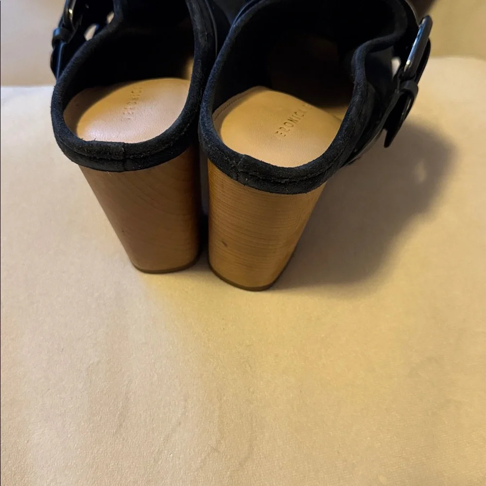 Veronica Beard Dacey Suede Clog - Picture 3 of 4